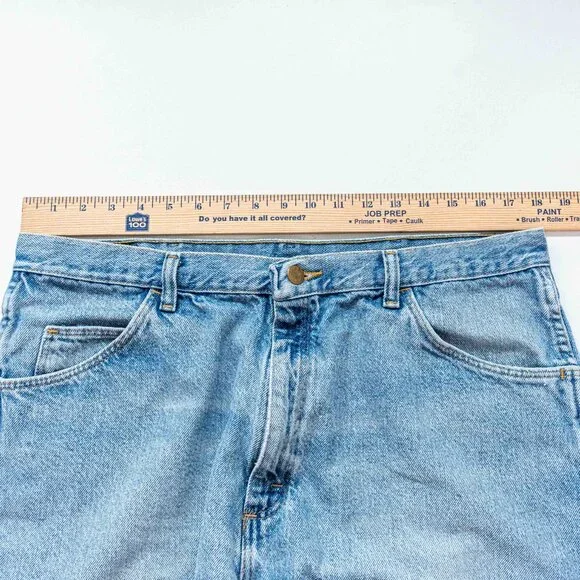Wrangler Denim Jean Shorts Jorts 36 Y2K Streetwear Skate - Picture 3 of 6